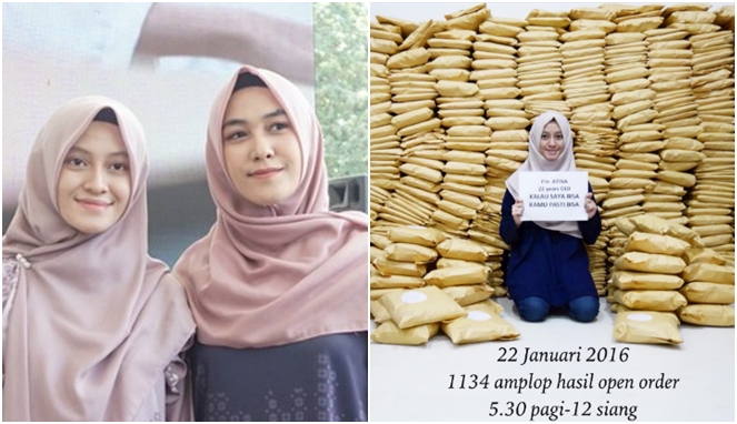 Anak Hj Siti Aisah pendiri Vanilla Hijab